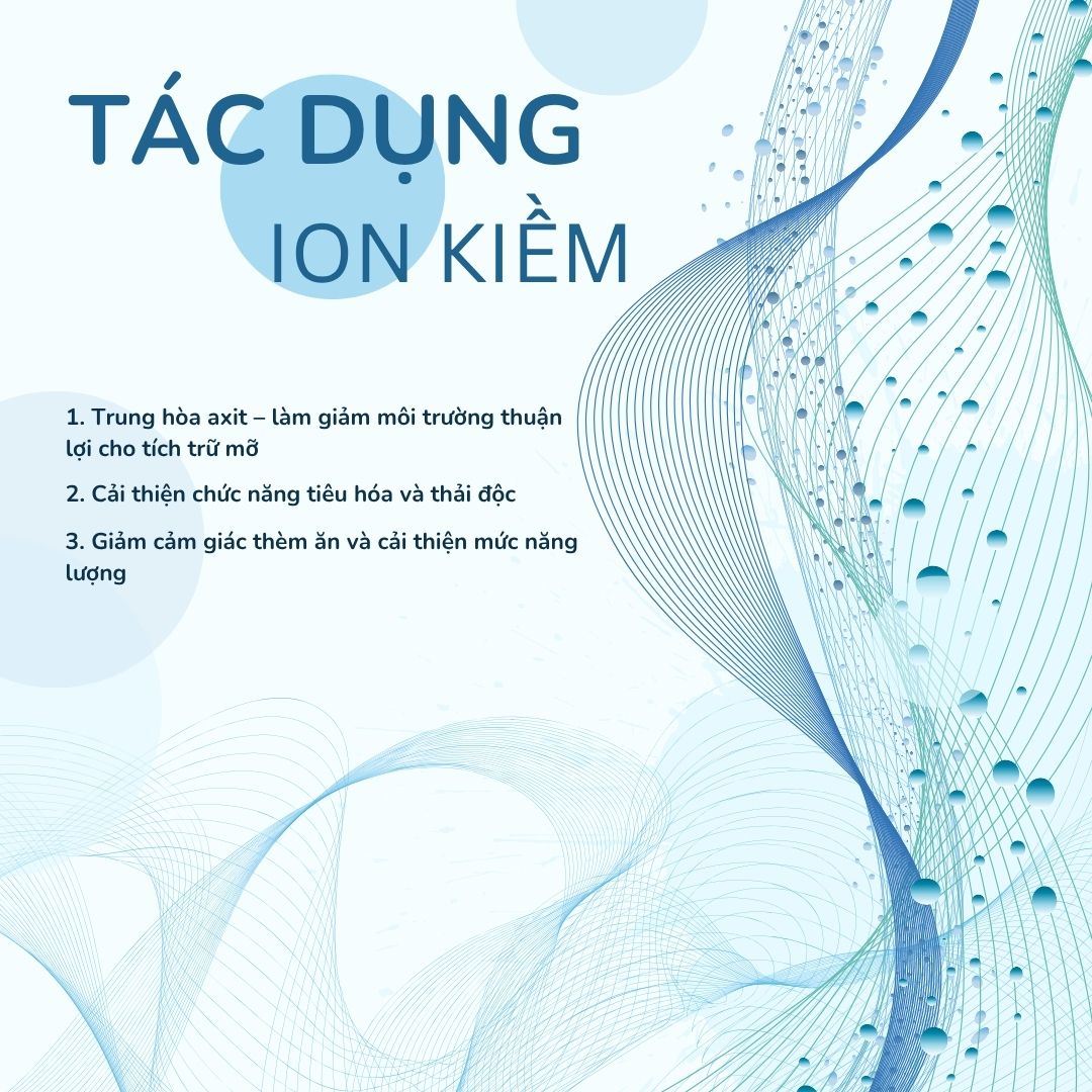Nước Ion Kiềm Giảm Cân